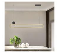 HJLJKG Hanging Lamp, LED Chandelier Lamp, Chandeliers Compatible with Dining Room Decor Lamps Compatible with The Kitchen Long Pendant Lights Bar Table Light Office Desks Lighting Light Fixture,Moder