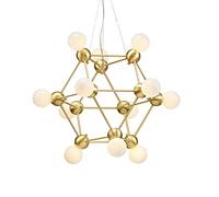 HJLJKG Hanging Lamp, Sputnik Chandelier, Light Fixture Adjustable Rods Globe During Lighting Magic Bean Molecules for Living Room,Bedroom,Kitchen,Hallway,Dining Room,Porch(12 Lights)
