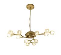 HJLJKG Hanging Lamp, Sputnik Chandelier,Nordic Ceiling Light Fixture with Rotatable and Adjustable,Mid Century Pendant Lighting Plating Finished,Gold Hanging Lamp For Kitchen Bedroom and