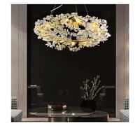HJLJKG Hanging Light Fixture Decorative Exterior Dining Room Bar Crystal Glass Hanging Lamp Pendant,Wall Lamp