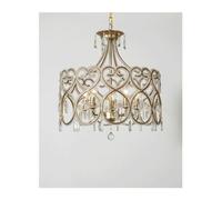 HJLJKG Heart-Shaped French Crystal Ceiling Lamp Romantic Princess Bedroom Chandelier American Chandelier Dining Room Living Room Decoration,Wall Lamp