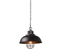 HJLJKG Industrial Style Metal Kitchen Island, Farmhouse American Iron Lamp Dining Room, Retro Vintage Lighting, Rustic Pendant Light Fixture for Garage(Black)