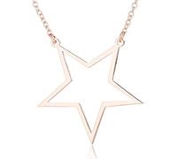 HJLJKG Innovative Hollow Five-Pointed Star Pendant Necklace Jewelry