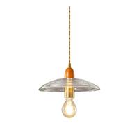 HJLJKG Japanese Retro Style Gold Iron Chandelier Small Hanging Lamp with Glass Shade for Living Room Bedroom and Bar Indoor Decorative Lighting 25 * 13 cm(25 * 13Cm)