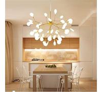 HJLJKG LED Firefly Chandelier Light Stylish Tree Branch Chandelier Lamp Decorative Ceiling Chandelies Hanging Led Lighting Gold,Light