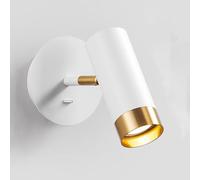 HJLJKG Led Lamp for Bedside 5W Wall Mounted Reading Rotatable Headboard Spotlight, Bedroom Study Room Ligting Fixture - 3000K Warm Light