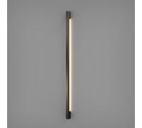HJLJKG Linear Led Mounted Brass Bedroom Bedside Light Lamp, 3 Color Mode Long Strip Wall Lighting Fixtures for Living Room Hallway