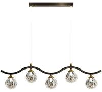 HJLJKG Luxury Atmosphere All Copper 5 Heads Chandelier - Bar Counter Home Study Room Office Cafe Restaurant,Light