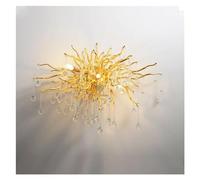 HJLJKG Luxury Crystal Wall Living Room Gold Wall Light Bedroom nightstand Decorative Lamps and Lanterns,Wall Lamp