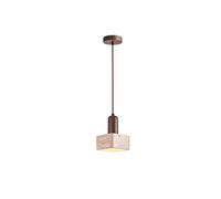 HJLJKG Marble Square Single Head Pendant Light, Long Line Hanging Lamp for Bedroom Dining and Living Room, Chandelier, Stylish Hanging Light Fixture