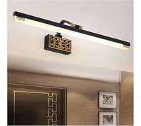 HJLJKG Mirror Light Mirror Front Lights - Black Bathroom Vanity Waterproof Anti Fog Energy-Saving Makeup Lamp Mirror Lamp Bedside Decor Wall Lamp,Pendant Light