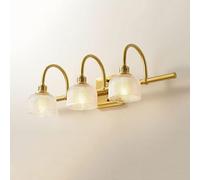 HJLJKG Mirror Light Wall Vanity Light Fixture Bathroom Fixture, Makeup Mirror Front Lamp with Glass Shade, Bath Vanity Wall Lamps,Wall Lamp