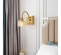 HJLJKG Mirror Light Wall Vanity Light Fixture Bathroom Fixture, Makeup Mirror Front Lamp with Glass Shade, Bath Vanity Wall Lamps,Wall Lamp