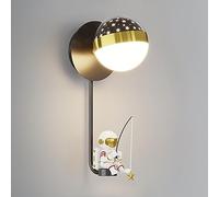 HJLJKG Nordic Led for Bedside Astronaut Lamp Child'S Room Nounted Light, 10W Indoor Lightig Fixture Boys and Girls Bedroom Creative Wall Lights