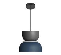 HJLJKG Pendant Lights for Indoor Lighting, Mid Century Minimalist Bedside Chandelier in Metal and Glass for Kitchen Island, Bedroom, Dining Room, and Cafe(22cm-E)