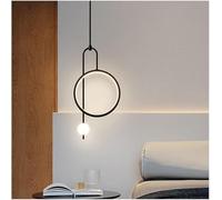 HJLJKG Personality Art Chandelier - Iron Art Acrylic Chandelier with Three-Color Adjustable Pendent Lights - Ceiling Lamp re,Wall Lamp