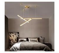 HJLJKG Postmodern Chandelier Compatible with Living Room Bedroom Dining Room Minimalist Gold Long Strip Pendant Light Indoor,Wall Lamp