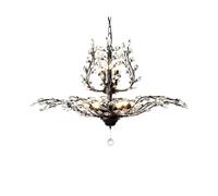 HJLJKG Scandinavian Gold and Black Chandelier Crystal Ceiling Light Room Decorative Ceiling Chandelier Living Room Indoor Lamps and Lanterns,Wall Lamp