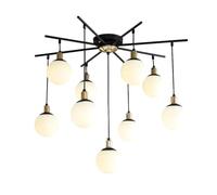 HJLJKG Scandinavian Living Room Pendant Light Glass Globe Light Magic Bean Pendant Light Post- Minimalist Restaurant - Pendant Lights,Wall Lamp