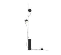 HJLJKG Standing Creative Black Corner Lamp Study Bedside Floor Light Home Deco Stand Light s for Living Room