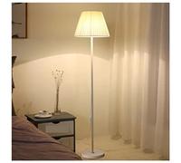 HJLJKG Standing Light Standing Lamp Dimmable Floor Light with Remote Control 3 Color Temperatures Fabric Lampshade Double Stable Iron Base Floor Light Bedroom