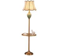 HJLJKG Standing Light Standing Lamp Standing Lamp with Fabric Lampshade Tall Pole Lamp Floor Lights for Living Room Bedroom Office Floor Light Bedroom
