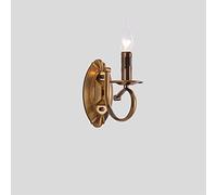 HJLJKG Vintage Candle Wall Lamp Farmhouse Metal Wall Sconces Bathroom Vanity Sconces Wall Lighting Wall Light Fixtures for Bathroom Bedroom Stairway Hallway Porch(B)