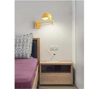 HJLJKG Wall Lamp, Metal - Bedroom Bedside Light On The Wall Scalable Long Arm Work Read and Writing Wall Lamp,Pendant Light