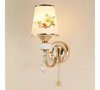 HJLJKG Wall Light Fixtures Wall with Pull Chain for Bedroom Bathroom White Frosted Glass Shades Wall Mounted Lights(Color:A)