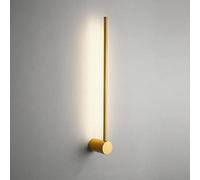 HJLJKG Wall Light Rotating Wall Lamp, Indoor Golden Long Bracket Light, Strip Aluminum Wall Washer, Compatible with Living Room Corridor Background Wall Bedside Decor Lamp(Warm Light),Wall Lamp