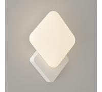 HJLJKG White Led Lighting 16W Indoor for Bedside, Color Mode Acrylic Light Fixture Living Room Corridor Wall Lamps (1 Pack)