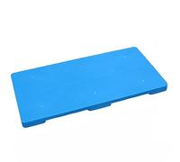 HJLKDYM Estanterías De Polietileno, Palets De Plástico Ligeros, Palets De Plástico para Almacenamiento Industrial En Exteriores, Fáciles De Apilar (Color : Azul, Tamaño : 100X50X5CM)