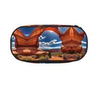 HJLUUFT Arches National Park - Estuche para lápices con impresión estándar, simple, resistente, multifuncional, organizador de papelería de oficina
