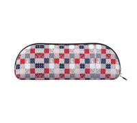HJLUUFT Bolsa de almacenamiento semicircular con patrón de estrellas, elegante estuche y bolsa de maquillaje ligera adecuada para la oficina, la vida y los viajes, Silver, Talla única, Arte