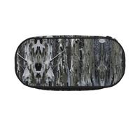 HJLUUFT Estuche para lápices con estampado de camuflaje de árbol frío, simple, resistente, multifuncional, organizador de papelería de oficina