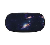 HJLUUFT Galaxy in The Universe - Bolsa de maquillaje con cremallera para cosméticos, bolsa organizadora de artículos de papelería Kawaii