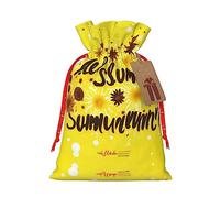 HJLUUFT Goodlooking Hello Nice Sunshines - Bolsa de lino de arpillera con estampado de Navidad, regalos de fiesta, bolsa de regalo para regalos, varios tamaños (S, M)
