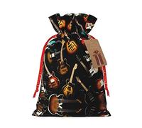 HJLUUFT Guitars-standard-scale-2_00x Print Burlap Linen Bag Christmas Party Favors Gift Goodies Bag for Gifts Assorted Size (S, M)