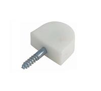 HJM A-133-2 - Portaestante media luna peq. blanco caja-100