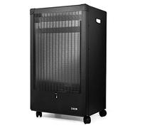 HJM GA4200 Estufa de Gas Llama Azul | 4200 W | Triple sistema de seguridad | 3 Potencias | Encendido piezoeléctrico | Con Ruedas | Acero