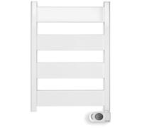 HJM NERIS 500 Toallero eléctrico de Aluminio | secatoallas | 500 W | programable para un Menor Consumo | Función Turbo | Blanco