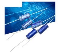 HJNAOKGWHQ 10 condensadores electrolíticos polarizados axialmente horizontales de 35 V y 330 uf, 10 x 20 mm. diy