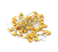 HJNAOKGWHQ 100 Pieces of 50V Monolithic Ceramic Capacitors Assortment Kit - 10PF~10UF - 22PF 47NF 220NF 1NF 4.7UF 1UF 100NF 330NF 0.1UF 102 104 105 106 103 473 334(2.2NF) diy