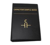 HJNAOKGWHQ Capacitor Sample Book 84 Values, High Accuracy Electronic Components Assortment Kit, COG X5R X7R Capacitors for Teaching Experiment, Professional Capacitor Book with Leather diy