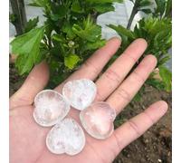 HJNAOKGWHQ White Crystal Heart Shape is Suitable for Decoration and DIV Making (Size : 4pcs)