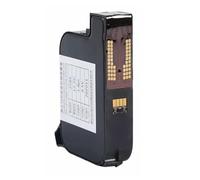 hJNGdU 5pcs 2588 Cartucho de Tinta Compatible con 12.7 mm TIJ Hand Ink Winter Impresora Solvente de Secado Rápido Tinta Black Red Blue Blue para G1309S IQ800 Modelo(5PK Green)