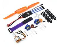 hJNGdU Motor sin escobillas A2212 2212 2200KV 1400KV 1000KV compatible con 30A 40A BLheli ESC y SG90 9G Servo compatible con avión de ala fija RC y helicóptero (2212 2200KV 30A BL)