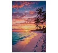 HJOSWVNS Cuadros Decoracion Salon Modernos Árbol Verde Naranja Cuadros Decoracion Dormitorios Decorativos Baño Cocina Laminas Decorativas Pared Lienzos Decorativos Sin Marco Wall Art 50x70cm/1 Pcs