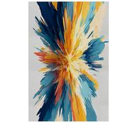 HJOSWVNS Cuadros Decoracion Salon Modernos Marfil Blanca Naranja Cuadros Decoracion Dormitorios Decorativos Baño Cocina Laminas Decorativas Pared Lienzos Decorativos Sin Marco Wall Art 40x60cm/1 Pcs