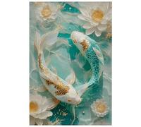 HJOSWVNS Laminas Decorativas Agua Verde Oro Laminas Cuadros Decoracion Salon Modernos Baño Cocina Dormitorios Posters Para Pared Wall Art Sin Marco Laminas Decorativas Pared 20x30cm/1 Pcs